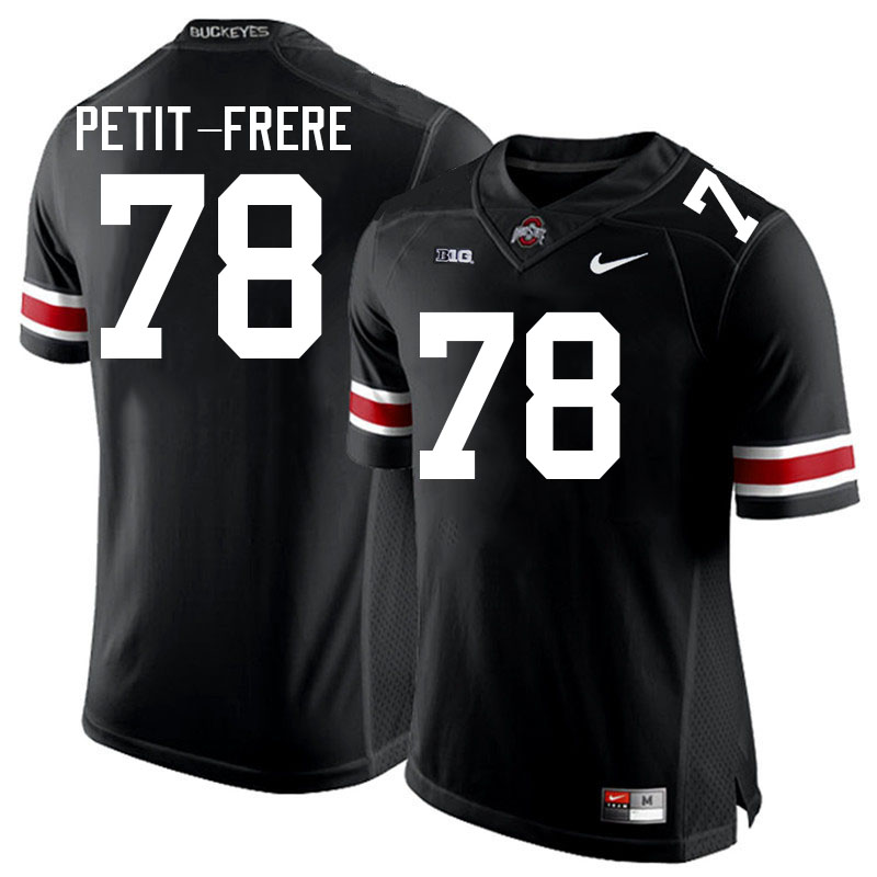 #78 Nicholas Petit-Frere Ohio State Buckeyes Jerseys Football Stitched-Black